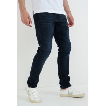 Blugi slim-fit cu design 5 buzunare Oregon - Albastru ultramarin
