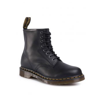 Ghete barbati - Martens - piele naturala - negru - Negru