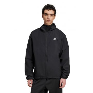 Jacheta cu logo Essentials - Negru