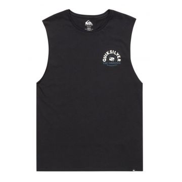 Maiou  Muscle fit - negru - bumbac -