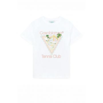 Maison de Reve Printed T-Shirt White - Alb