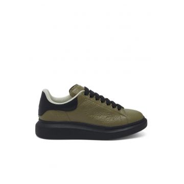 Men's Oversized Sneaker in Khaki black - Verde/Negru/Bej/Kaki