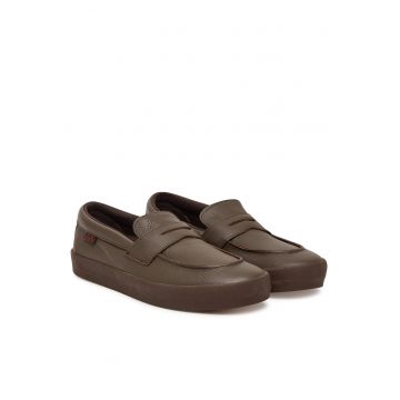 Mocasini barbati -  piele naturala - maro - Maro