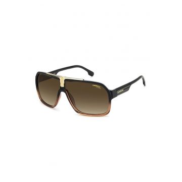 Ochelari de soare cu lentile in degrade - Auriu/Negru