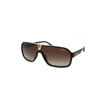 Ochelari de soare cu lentile in degrade - Auriu/Negru/Maro