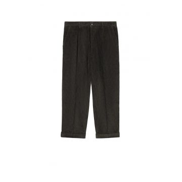 Pantaloni barbati -  oversize - bumbac - negru -