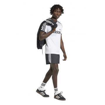 Pantaloni scurti cu logo si buzunare laterale Sprinter - Alb/Negru
