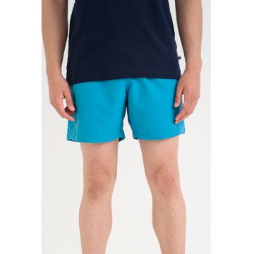 Pantaloni scurti de baie cu snur - Albastru