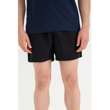 Pantaloni scurti de baie cu snur - Negru
