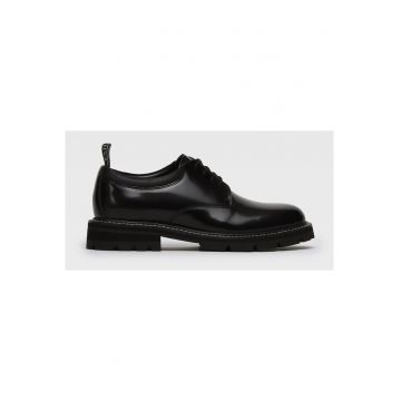 Pantofi barbati  5904862638263 - Piele naturala - Negru - Negru