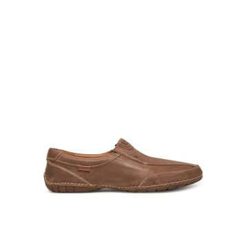 Pantofi barbati -  piele naturala - maro - eleganti - confortabili