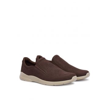 Pantofi barbati -  piele naturala - maro -