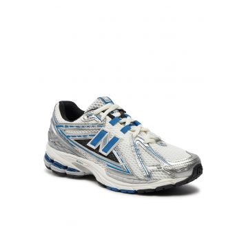 Pantofi sport barbati -  model M1906 - respirabili - argintiu - material textil