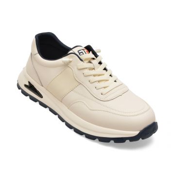 Pantofi sport BITE THE BULLET albi, A86029, din piele naturala