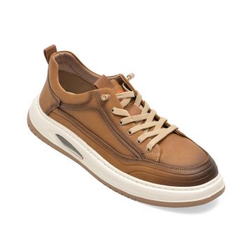 Pantofi sport BITE THE BULLET maro, 86050, din piele naturala