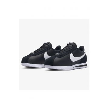 Pantofi sport dama  Cortez - piele naturala/textil - negru