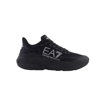 Pantofi sport  EA7 Wave Cracking Engineered 47796 - Negru/Argintiu