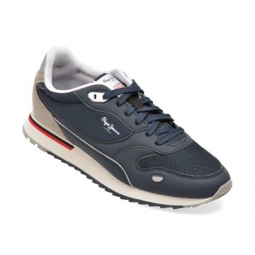 Pantofi sport PEPE JEANS bleumarin, MS40033, din piele ecologica