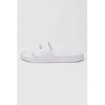 Papuci cu logo Serve - Verde/Alb optic