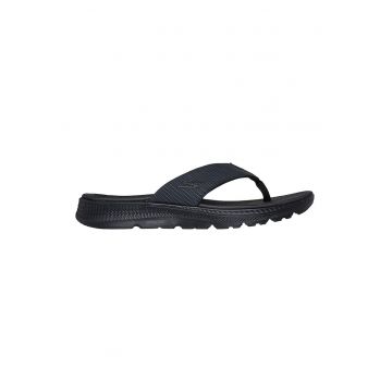 Papuci flip-flop cu model uni Go Consistent - Negru