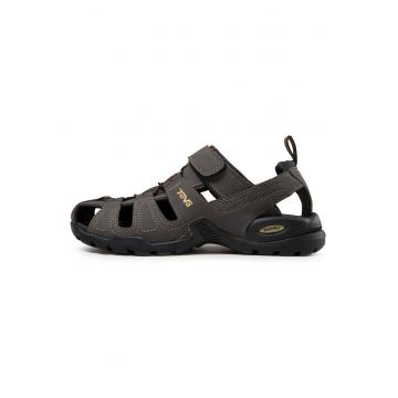 Sandale barbati  1001116 - Piele ecologica - Maro - Maro