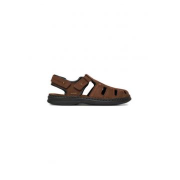 Sandale barbati  10992 - Piele naturala - Maro - Maro