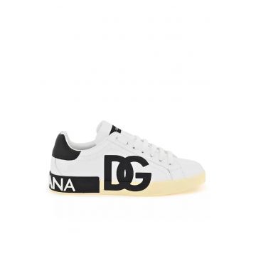 Sneakers barbati -  Portofino - Piele Vitel - 41 - Alb