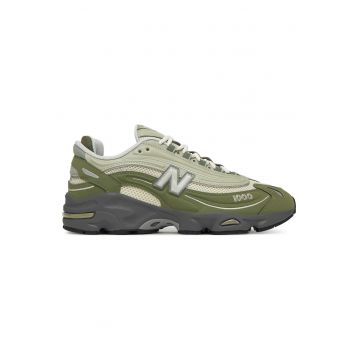 Tenisi barbati -  piele naturala - verde - confortabili -