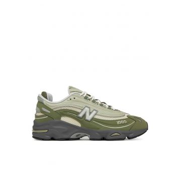 Tenisi barbati -  piele naturala - verde - confortabili -