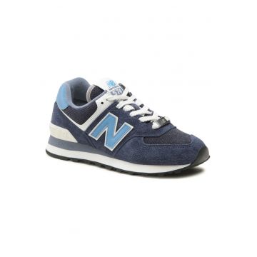 Tenisi unisex -  piele naturala - albastru -