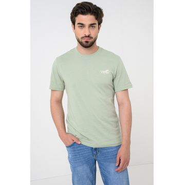 Tricou din bumbac Austin - Verde masliniu pal