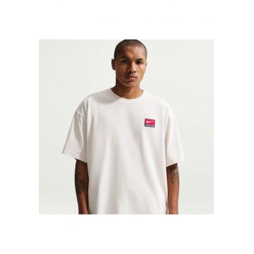 Tricou lejer cu logo aplicat Life