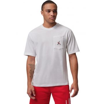 Tricou  Pocket SS Crew 61835 - Alb