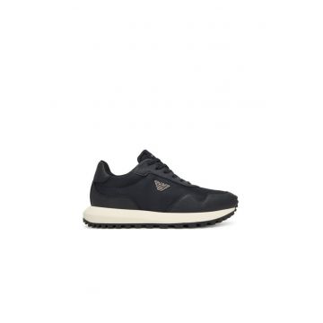 Adidasi  barbati - bleumarin - piele naturala - pentru fitness