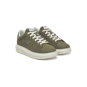 barbati -  piele naturala - kaki - Multicolor