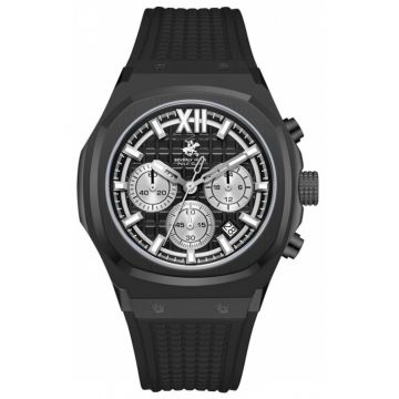 Ceas de barbati BEVERLY HILLS BP3785X.651 - negru - de moda