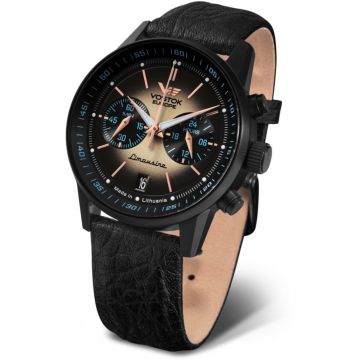 Ceas de barbati  VK64-560C691 negru clasic