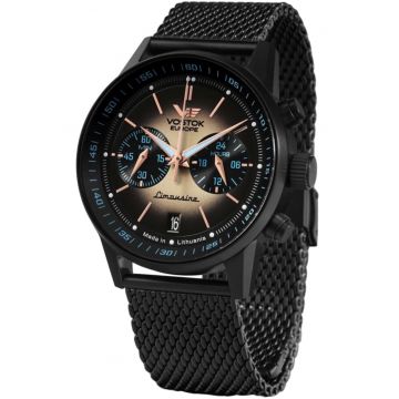 Ceas de barbati  VK64-560C691B clasic negru