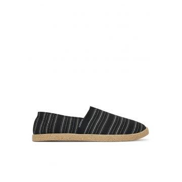 Espadrile barbati -  textil - negru -