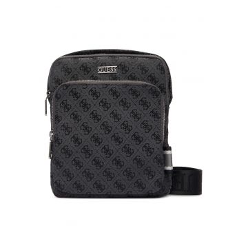 Geanta barbati -  neagra - imitatie piele - dimensiune universala