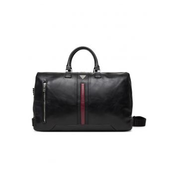 Geanta pentru barbati -  piele ecologica - negru - One Size INTL