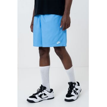 Pantaloni scurti cu buzunare laterale - pentru antrenament Club - Alb optic/Albastru