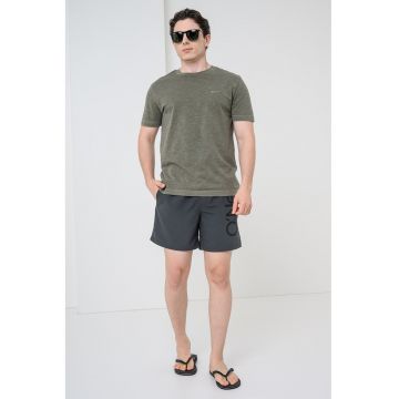 Pantaloni scurti de baie cu logo Cali - Gri antracit