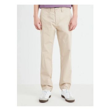 Pantaloni slim fit din poplin