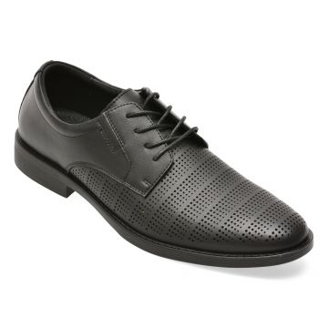 Pantofi eleganti BITE THE BULLET negri, 5670, din piele naturala