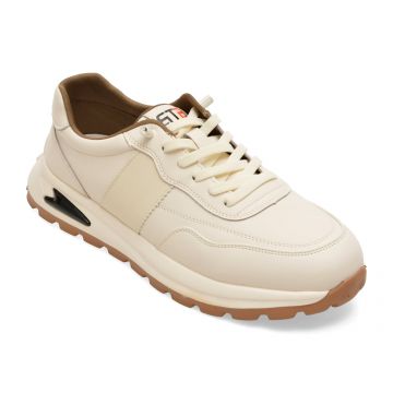 Pantofi sport BITE THE BULLET albi, A86029, din piele naturala