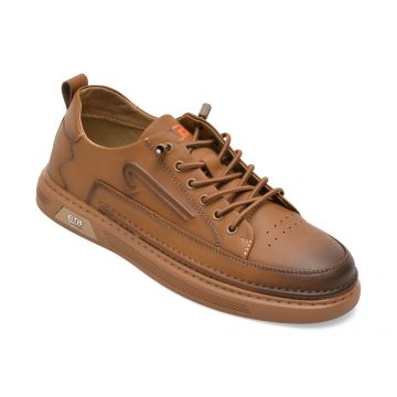 Pantofi sport BITE THE BULLET maro, 78611, din piele naturala