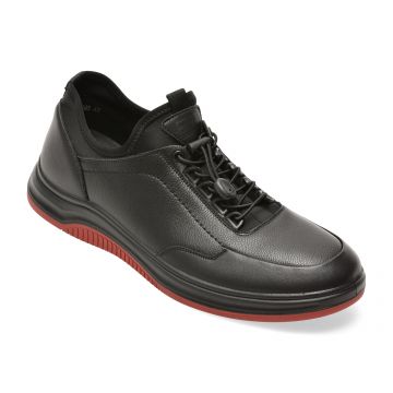 Pantofi sport BITE THE BULLET negri, 21103, din piele naturala