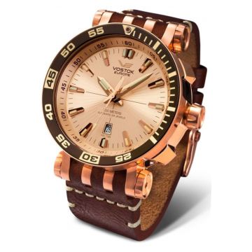 Setul masculin  NH35A-575B281 - curea in plus clasica maro