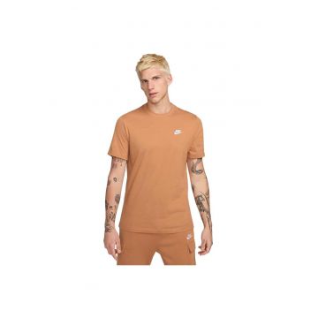 Tricou barbati -  Club Embroidered - bumbac moale - croiala regulata - decolteu rotund